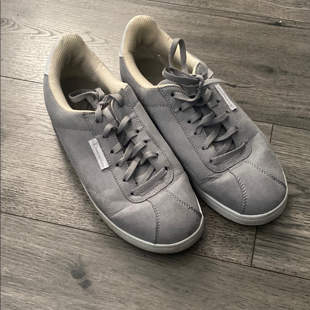 Champion Gray Retro-Inspired Sneakers